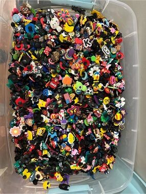 Assorted Croc Shoe Charms - 10 for $10 Multicolor Decorative Jibbitz Style